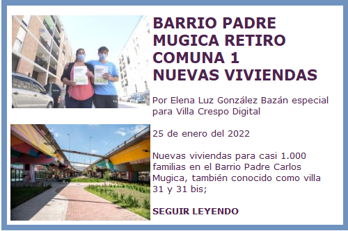 VIVIENDAS BARRIO MUGICA